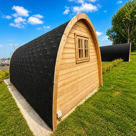 Tiny House Aan Het Water - Jachthaven Waterkant Campsite *